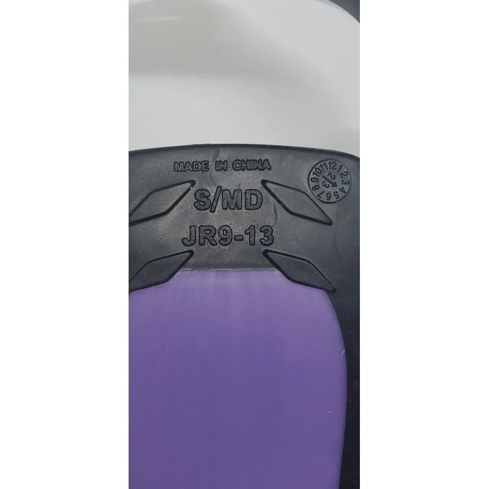 CAPAS Snorkel Fins, Swim Fins Adjustable Sz Sm/‎ Med Jr US Sz 9-13 Travel purple